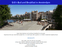 Tablet Screenshot of amsterdam-bedandbreakfast.com